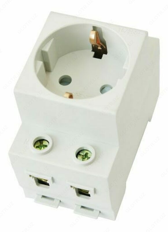 Розетка с/з на дин рейку CHINT AC30-112