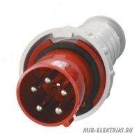  Силовые разьемы вилка/розетка LEE-014/114 4p 16А 380в (стац) - 