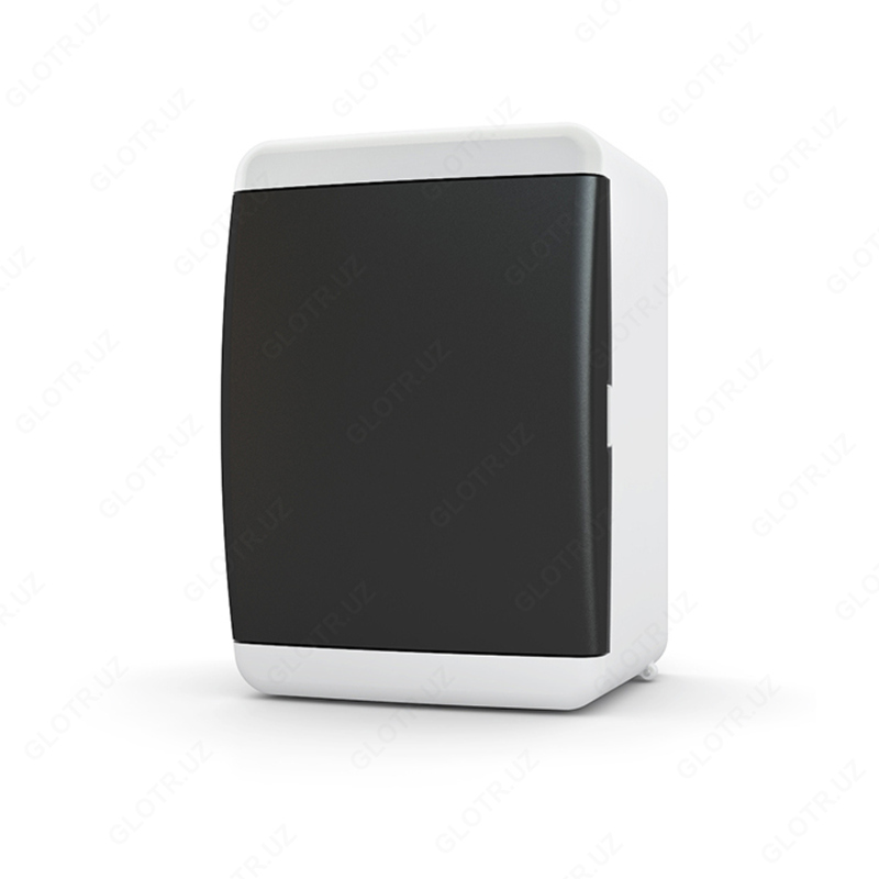 Пласт. распред. щит внут. BVK 40-08  прозрачная черная 8 мод. IP41