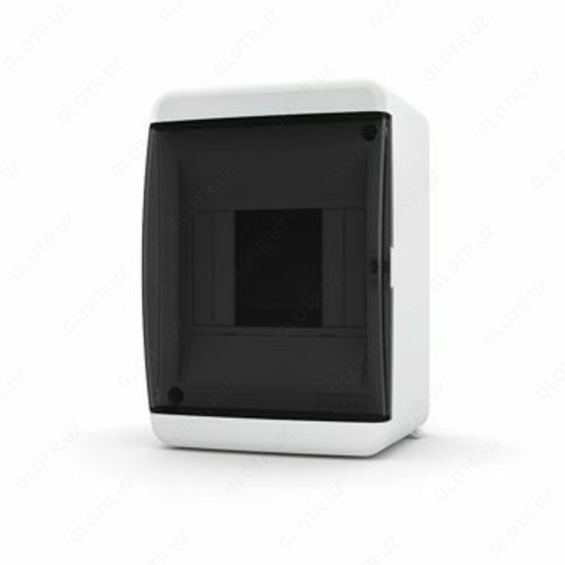  Пласт. распред. щит внут. BVO 40-08  прозрачная оранжевая 8 мод. IP41 - 