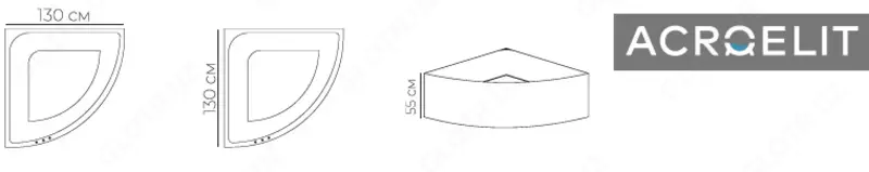Acroelit 130/130 burchakli vanna - 1 950 000 so'm