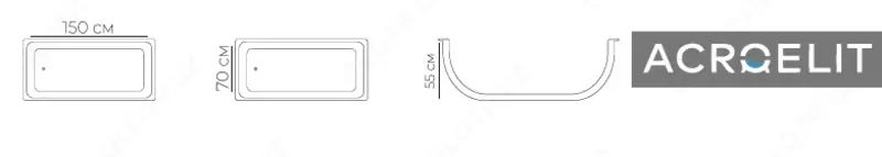 Acroelit vannasi 140/70 - 1 710 000 so'm