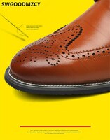 Обувь с перфорацией типа «Броги» Мужские туфли