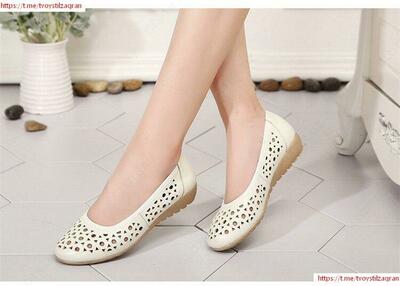 Летняя женская обувь на плоской подошве из натуральной кожи; Женская кожаная обувь; Лоферы; C вырезом слипоны; Балетки на плоской подошве без застежки.