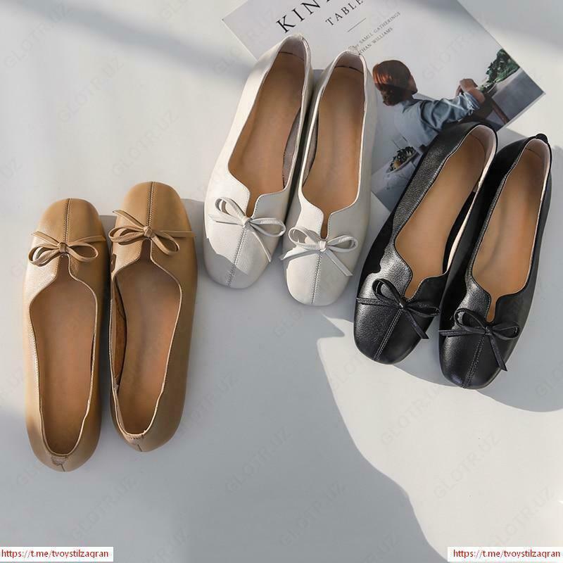 Haqiqiy charmdan qilingan balet kvartiralari