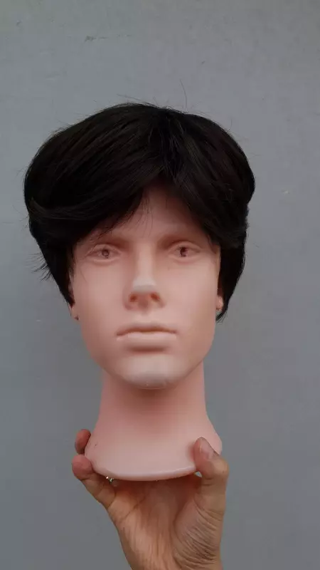  Мужской парик коричневый | Термостойкий | Натуральный вид | Ташкент - 