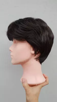   Мужской парик коричневый | Термостойкий | Натуральный вид | Ташкент Erkaklar parigi jigarrang | Termo parik | Tabiiy ko‘rinish | Toshkent