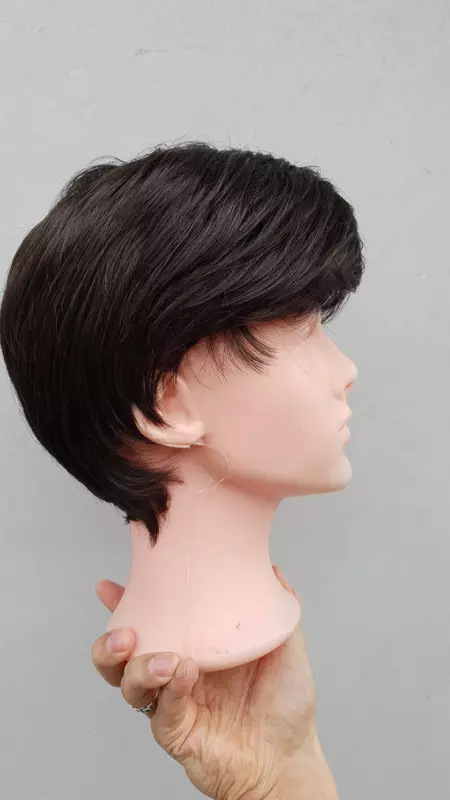  Мужской парик коричневый | Термостойкий | Натуральный вид | Ташкент Только в розницу