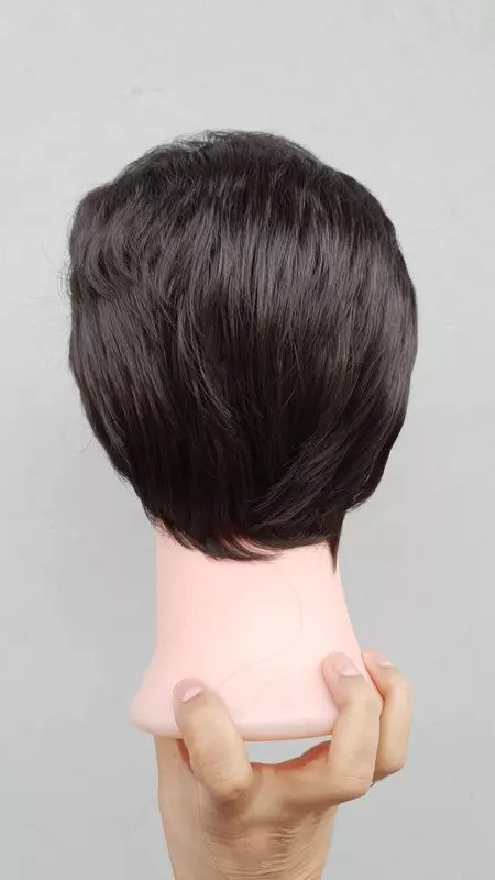  Мужской парик коричневый | Термостойкий | Натуральный вид | Ташкент TOSHZAGRAN