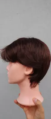   Мужской парик коричневый | Термостойкий | Натуральный вид | Ташкент Erkaklar parigi jigarrang | Termo parik | Tabiiy ko‘rinish | Toshkent