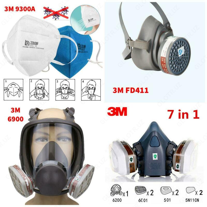 Респиратор 3M Оригинал (Перечесления есть) 6000/6800/6900 - от {0} сум