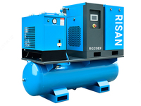 Винтовой воздушный компрессор с осушителем для станка лазерной резки от фирмы Risan