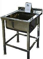  ВАННА МОЕЧНАЯ ЦЕЛЬНОСВАРНАЯ. КАРКАС ИЗ ЧЕРНОГО МЕТАЛЛА. - 