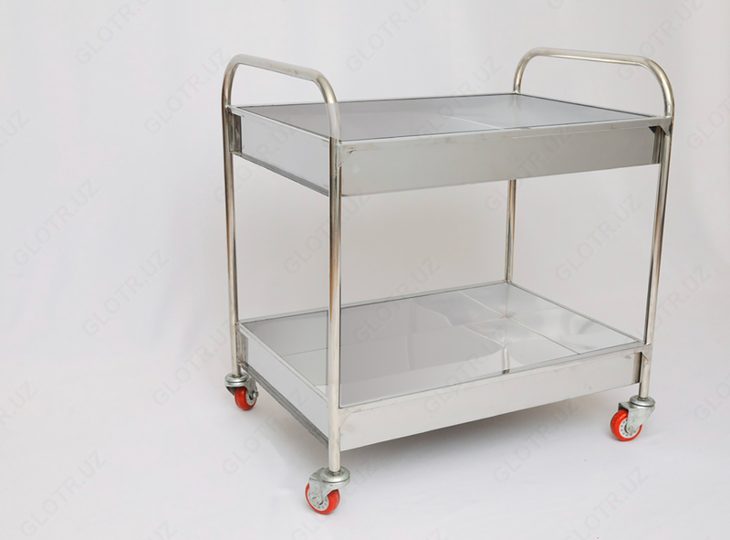 ТЕЛЕЖКА СЕРВИРОВОЧНАЯ 2 ПОЛКИ