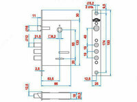 Врезной замок Эльбор КРЕМЕНЬ 1.04.27 3 класс Только в розницу