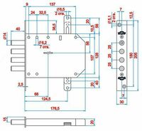  Врезной замок Эльбор БАЗАЛЬТ 1.05.03 4 класс Только в розницу