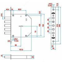  Врезной замок Эльбор БАЗАЛЬТ 1.05.11 4 класс - 