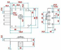 Накладной замок Эльбор БАЗАЛЬТ 1.05.51 МА 4 класс Только в розницу