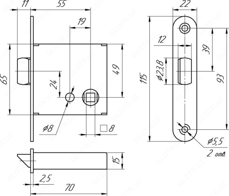INSERT LATCH METTEM MOD. ZSC 1-3 (PR-IN ROSSIYA) - 77 000 so'm