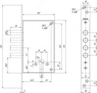  Цилиндровый замок Меттэм ЗВ1 711.0.0 (Производство Россия) - 