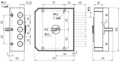 222 000 сум / шт. НАКЛАДНОЙ ЗАМОК МЕТТЭМ ЗН4 030.0.1 (ПР-ВО РОССИЯ)
