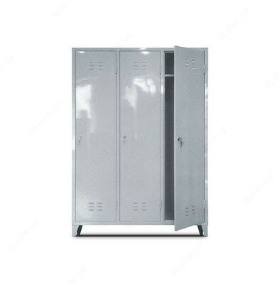 от 3 770 000 сум / шт. ШКАФ МЕТАЛЛИЧЕСКИЙ ДЛЯ ОДЕЖДЫ ТРЕХСЕКЦИОННЫЙ