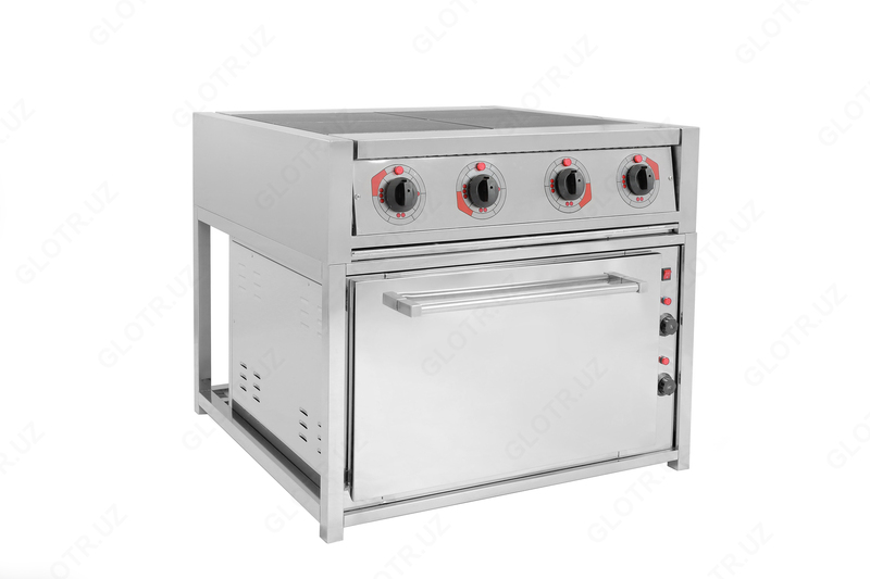  Электрическая плита четырех-конфорочная без жарочного шкафа - 