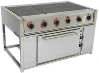 Olti o'choqli elektr pechka