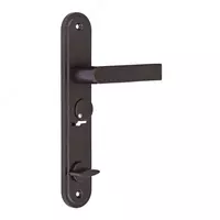 Ручка дверная на планке Меттэм НР 0601 для сувальдных замков с защелкой