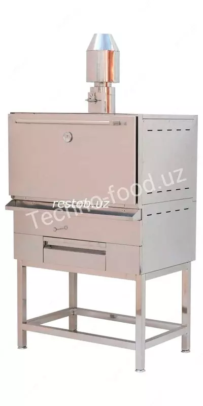 ШКАФ ЖАРОЧНЫЙ НА УГЛЯХ нержавейка ХОСПЕР Размер 520х641х1813 мм