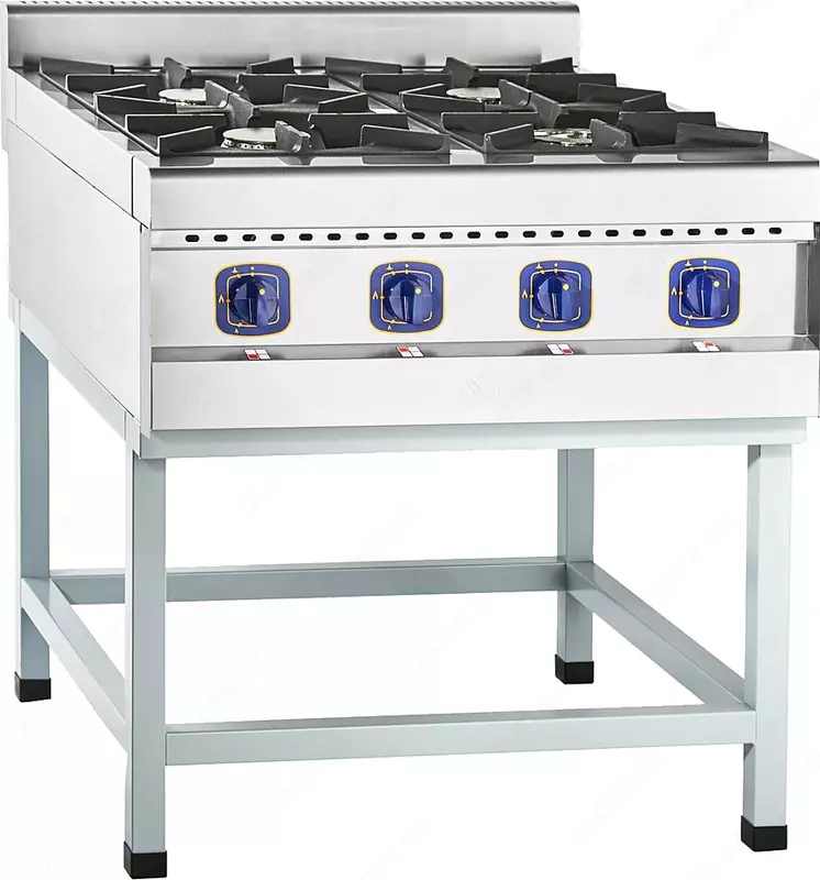 Gazli oshxona pechkasi 4 dona Abat / abat PGK-49P bo'yalgan stend