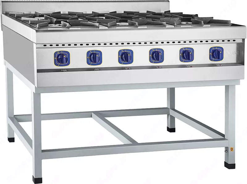 Gazli oshxona pechkasi 6 o'choqli Abat / Abat PGK-69P bo'yalgan stend - 30 900 000 so'm