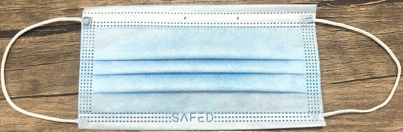 Uch qatlamli tibbiy niqoblar