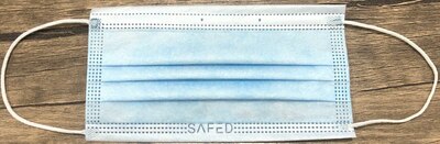 Uch qatlamli tibbiy niqoblar