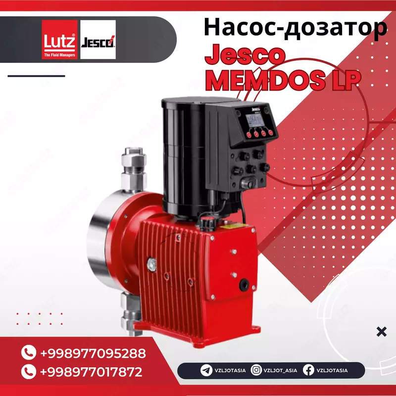 Dozalash nasoslari Lutz-Jesco MEMDOS LP