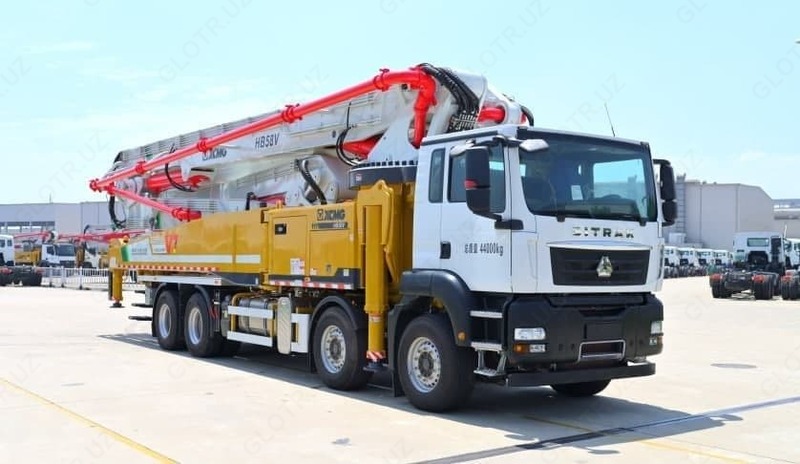 Автобетононасоса XCMG HB58V 58МЕТРОВЫЙ