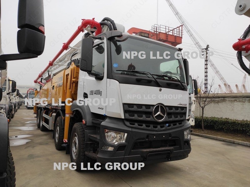 DOSKENTDAN TOSHKENTDA XCMG HB62V rusumli yuk mashinalari beton nasosi