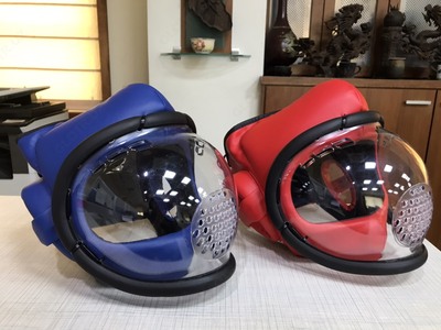 Шлем кудо для зашиты головы в спаррингах