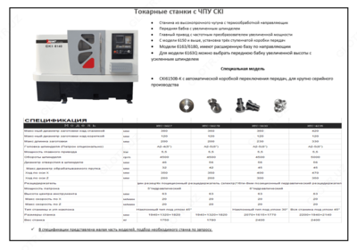 Токарные станки с ЧПУ CKI