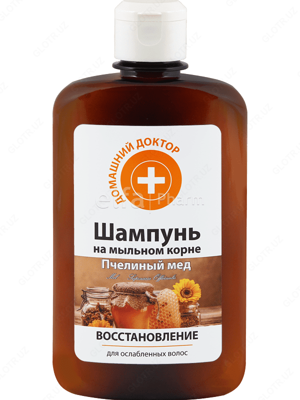 Шампунь Пчелиный мед Восстановление “Домашний доктор”
