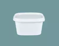 Контейнер пищевой пластиковый квадратный