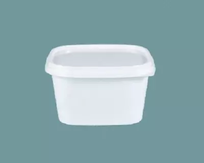 Контейнер пищевой пластиковый квадратный