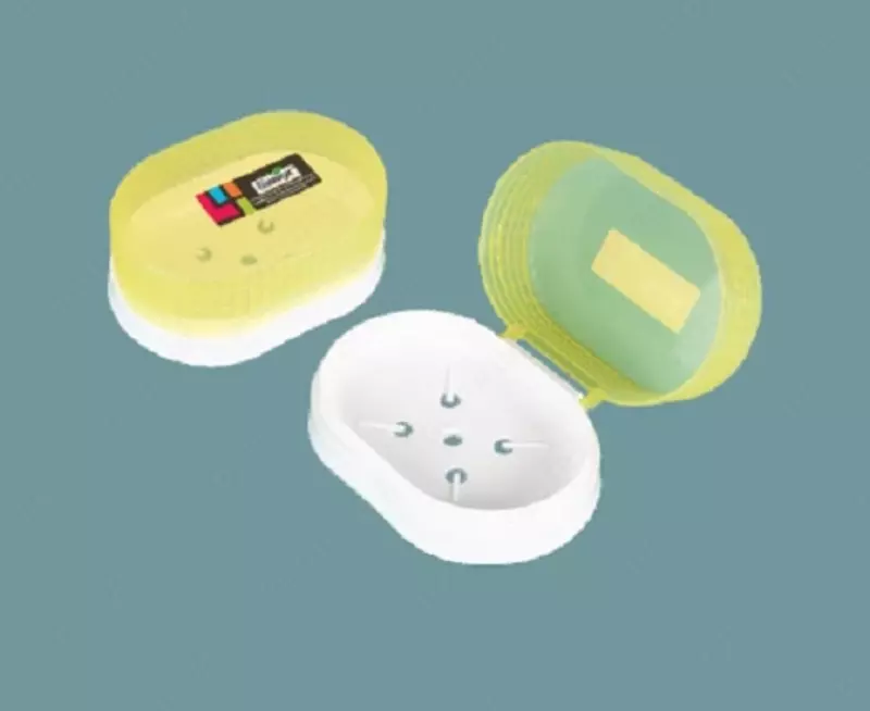 Qopqoqli plastik sovunli idish