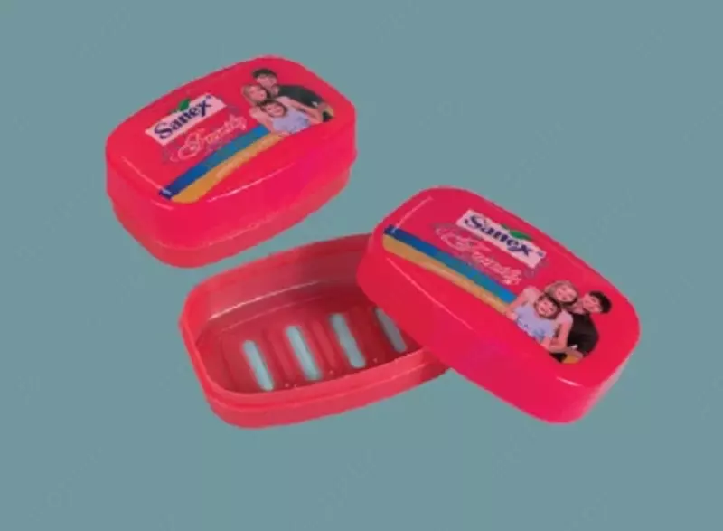 Qopqoqli plastik sovunli idish