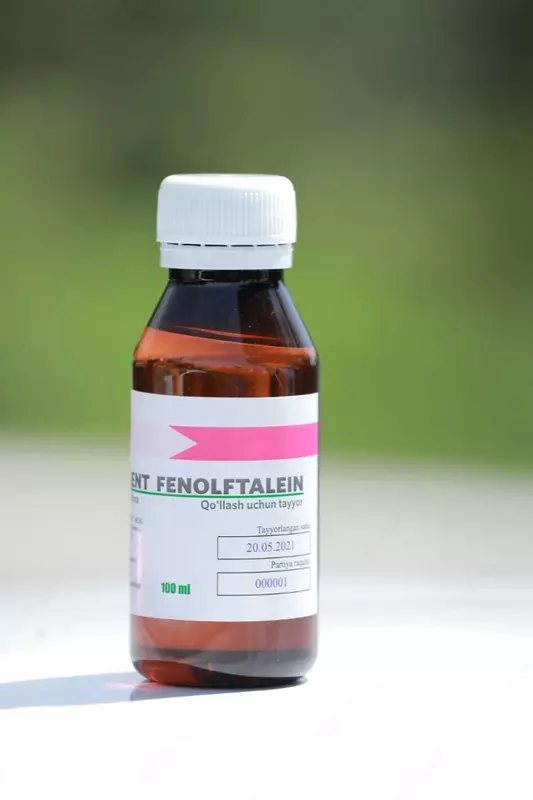 Реагент фенолфталеин 100 мл - 12 432 сум