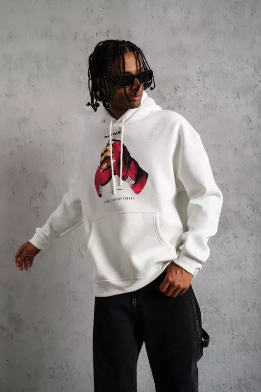 355 000 сум Худи с принтом и начесом