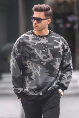 Свитшот Madmext с начесом Street Style