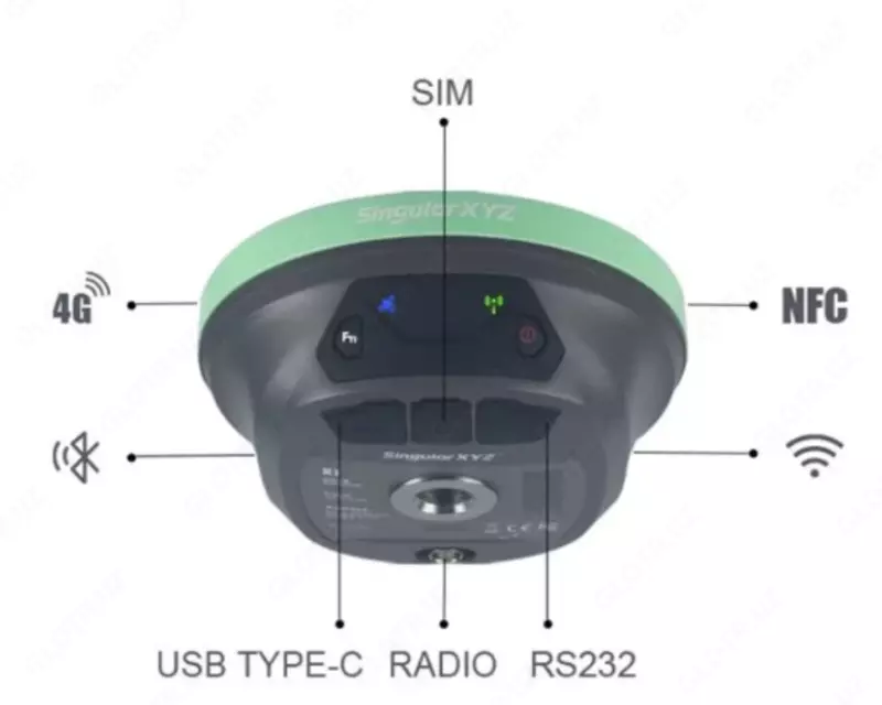  SingularXYZ X1 GNSS qabul qilgichi (Baza  rover  kontroller  dasturiy ta’minot) - 