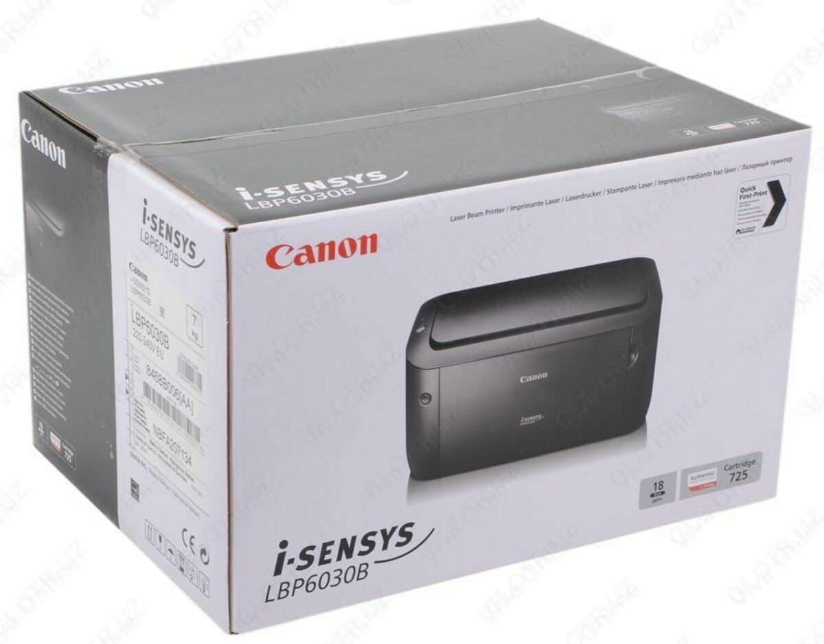 Установка принтер canon i sensys lbp6030b