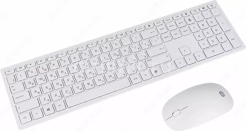 Беспроводные клавиатура и мышь HP Pavilion Wireless Keyboard and Mouse 800 (White) RUSS 4CF00AA